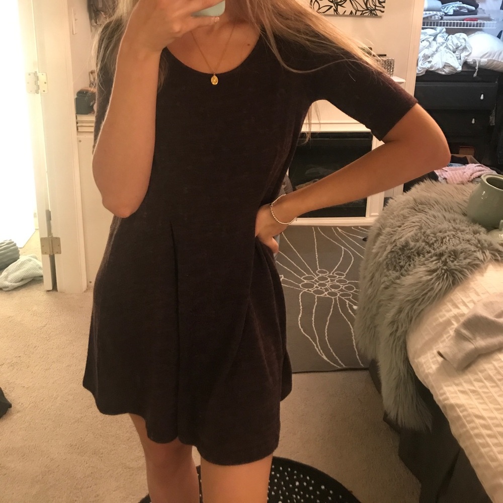 🌟Burgundy cotton dress